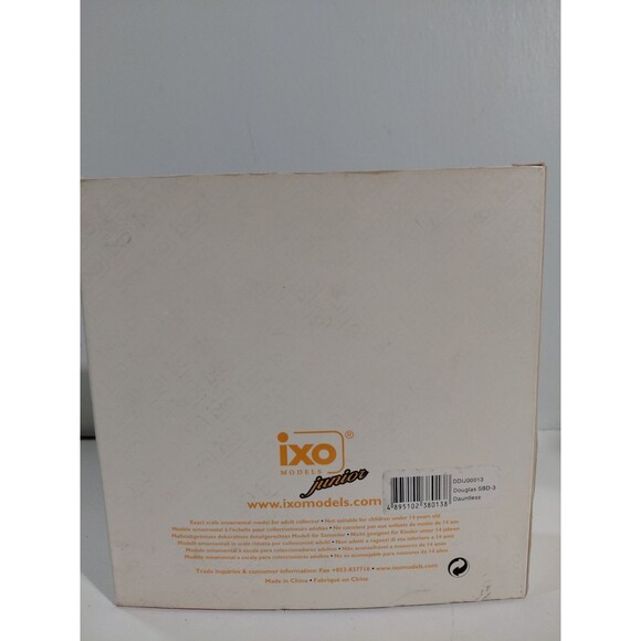 IXO Models Die Cast 1:72 Scale Douglas SBD-3 Dauntless Propeller Airplane - Picture 10 of 10